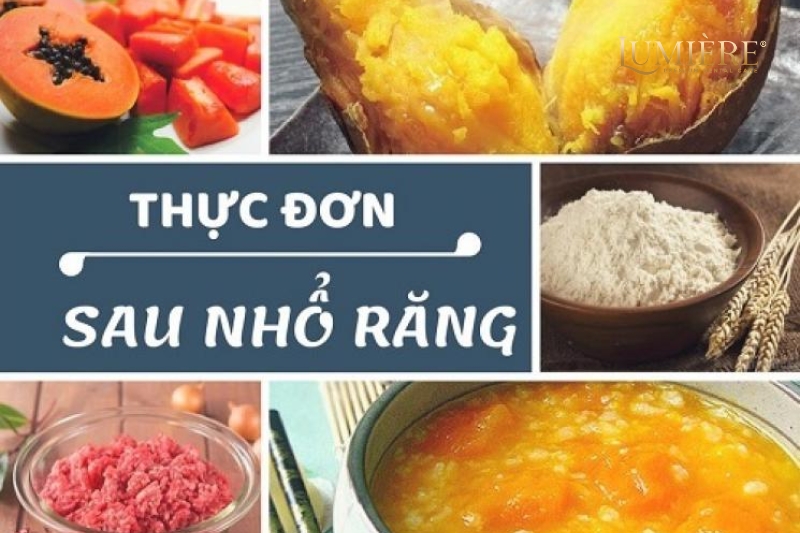 Chế độ ăn uống an toàn và hiệu quả sau khi nhổ răng khôn 1 Sau khi nhổ răng khôn nên ăn gì?